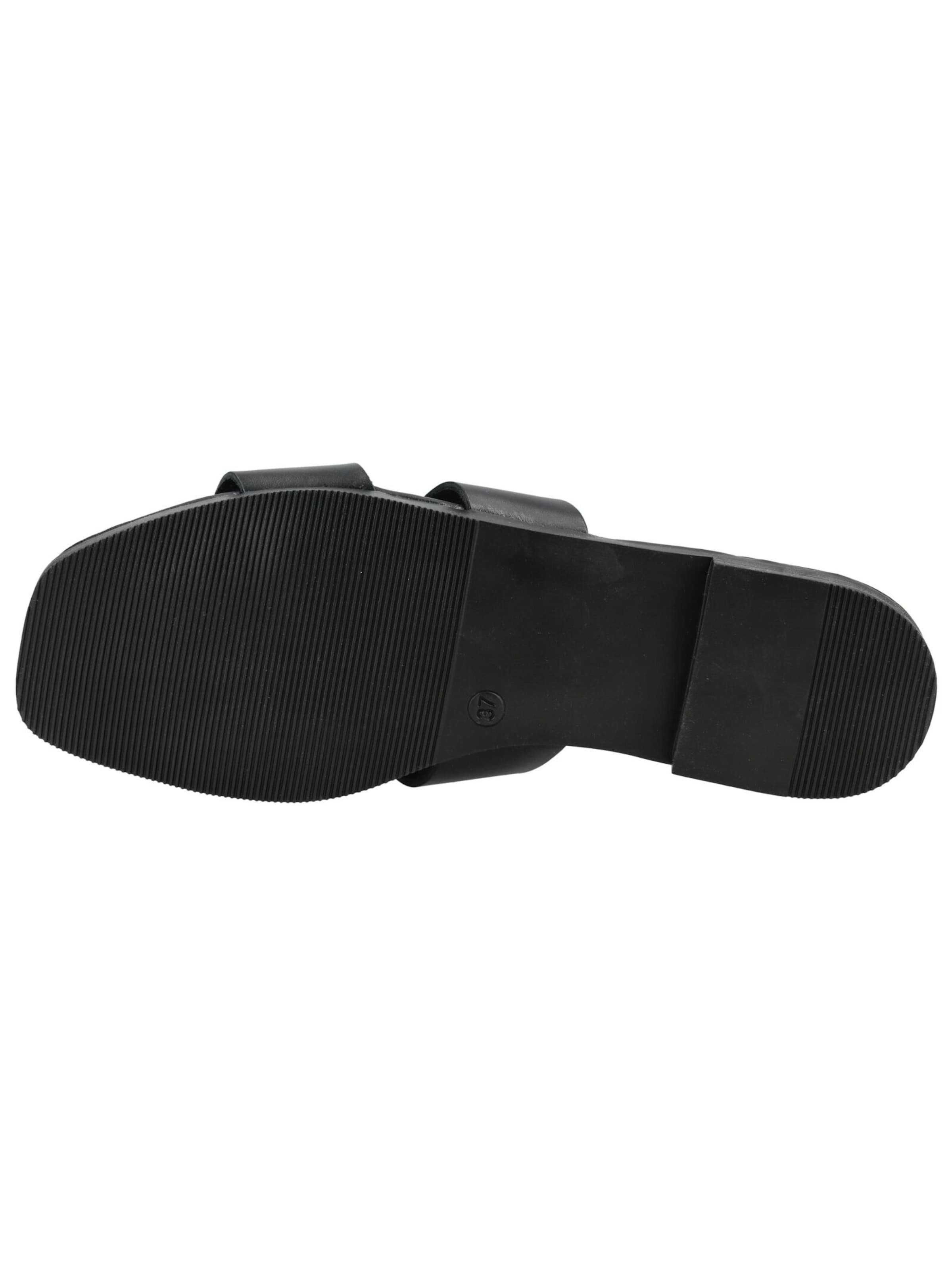 Oh! My Sandals Mule in Black