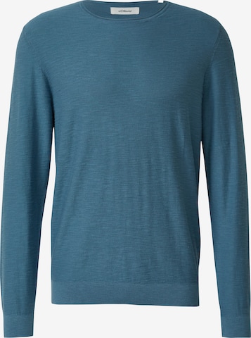 s.Oliver Pullover in Grün: Vorderseite