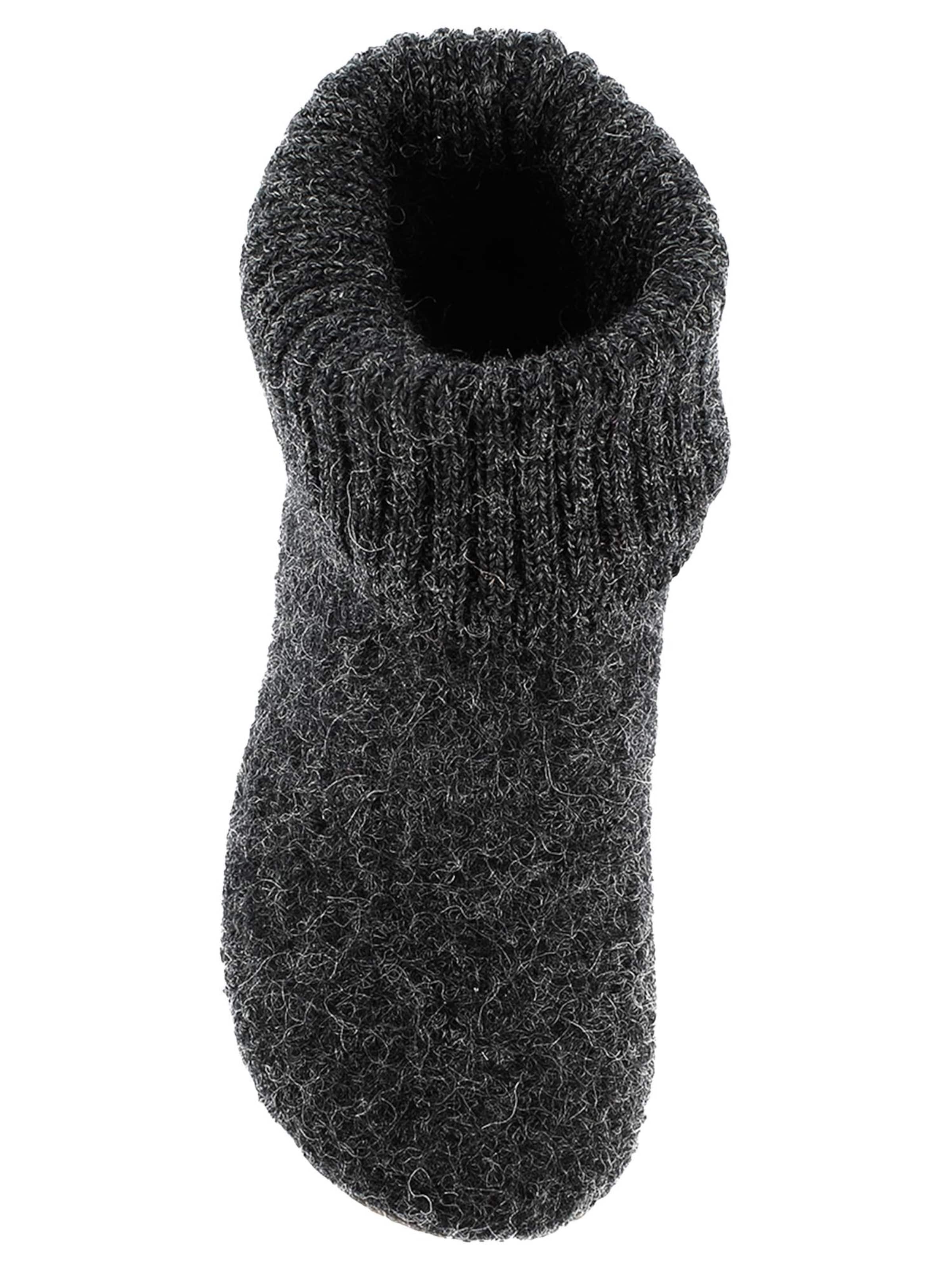 Living Kitzbühel Slipper 'Schurwolle' in Grey