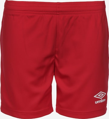 Pantaloni sportivi 'Club II' di UMBRO in rosso: frontale