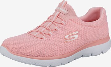 Slip on 'Summits' SKECHERS en rose : devant