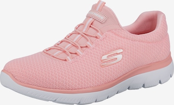 SKECHERS Slip-Ons 'Summits' in Pink: front