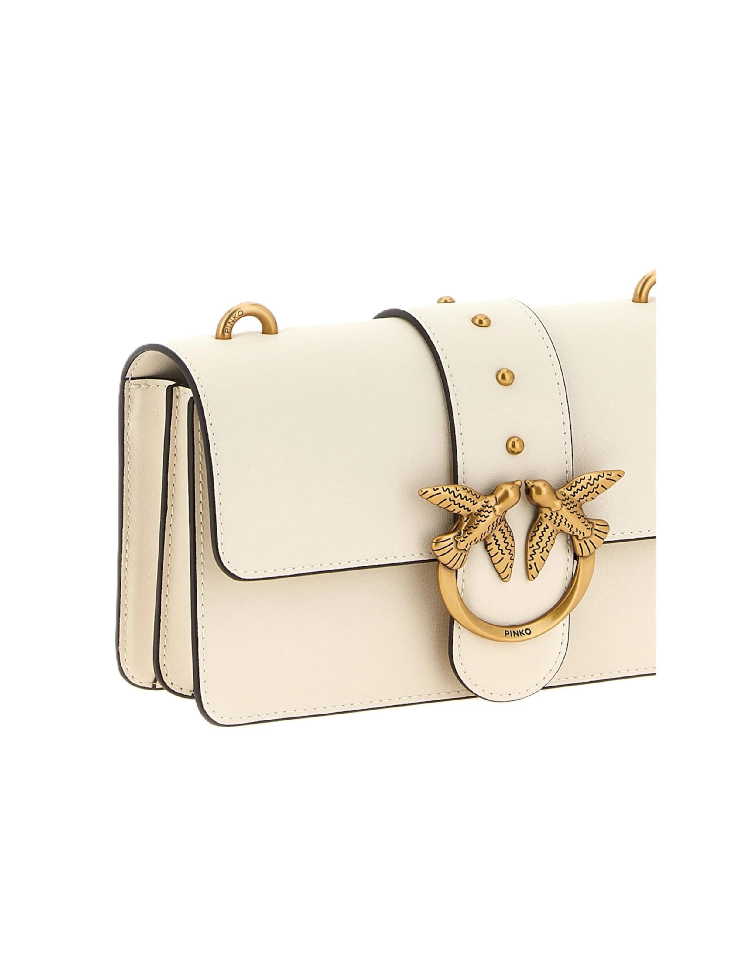 Borsa a tracolla '105856 A0F1' di PINKO in bianco