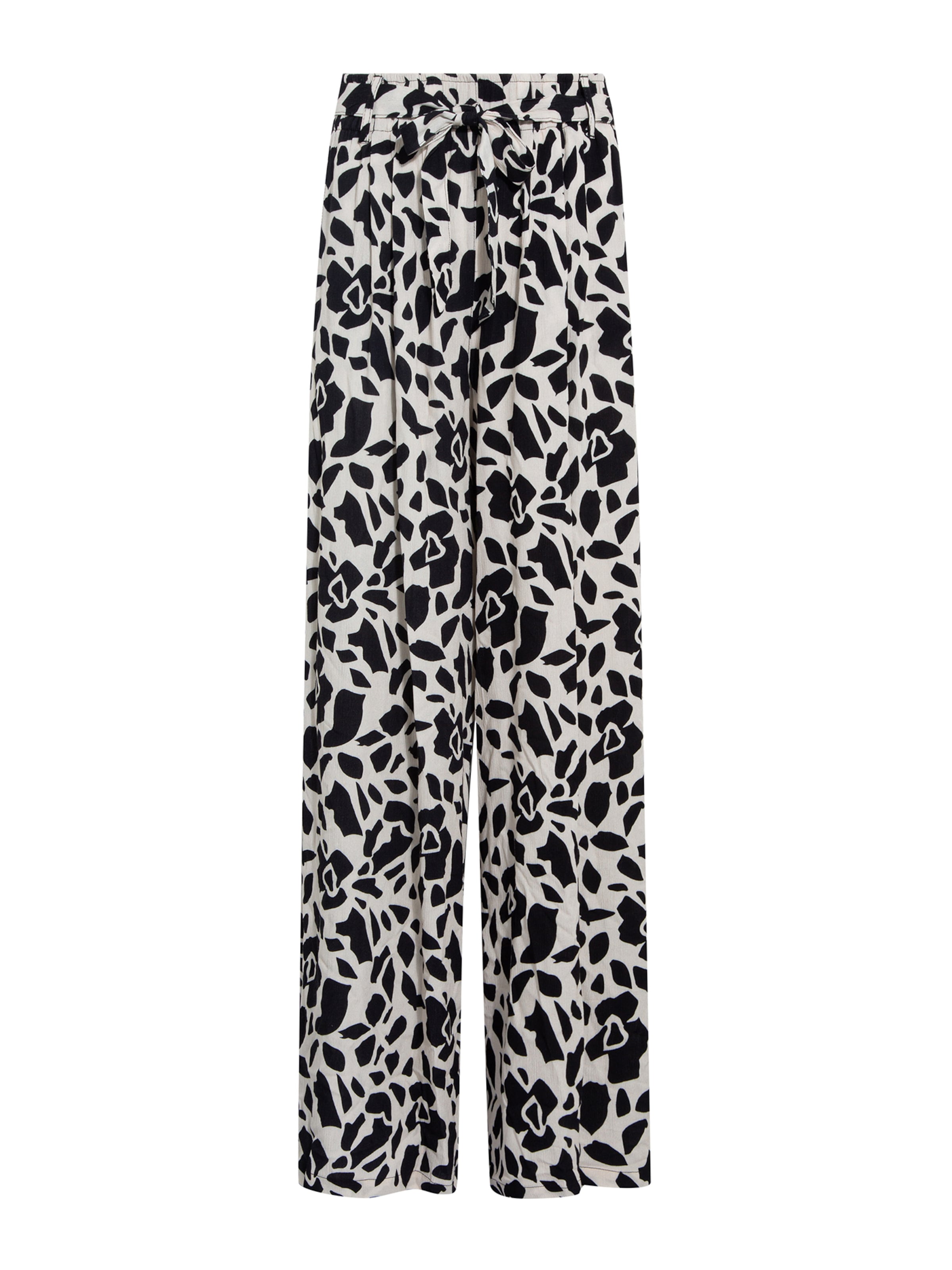 Mavi Flared Pants in Black: front