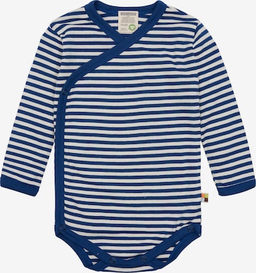 loud + proud Romper/Bodysuit in Blue: front