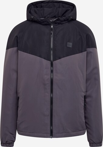 Urban Classics Between-Season Jacket in Black: front