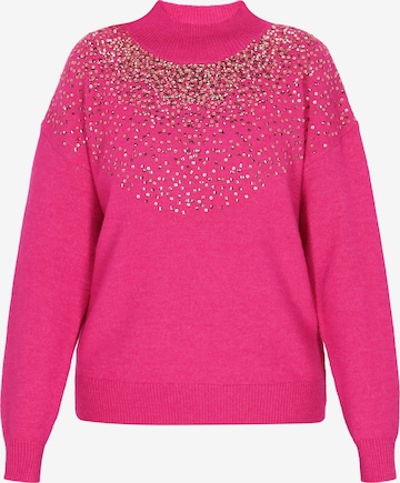 Pull-over faina en rose : devant