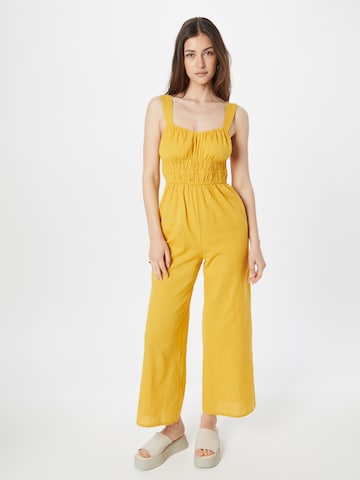 Tuta jumpsuit di Springfield in giallo: frontale