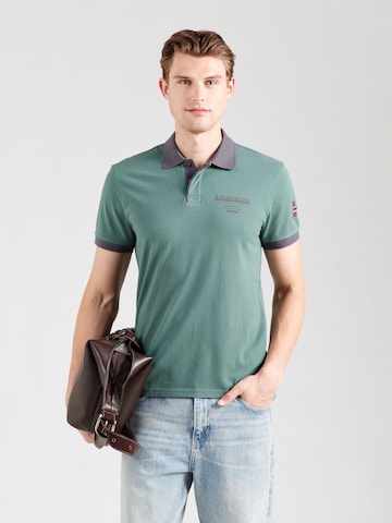 NAPAPIJRI Μπλουζάκι 'EMBERS' σε πράσινο: μπροστά