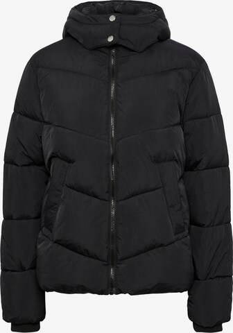 Pieces Petite Jacke 'Jamilla' in Schwarz: predná strana