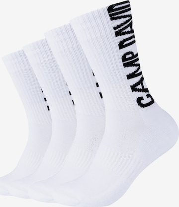 CAMP DAVID Socken in Weiß: Vorderseite