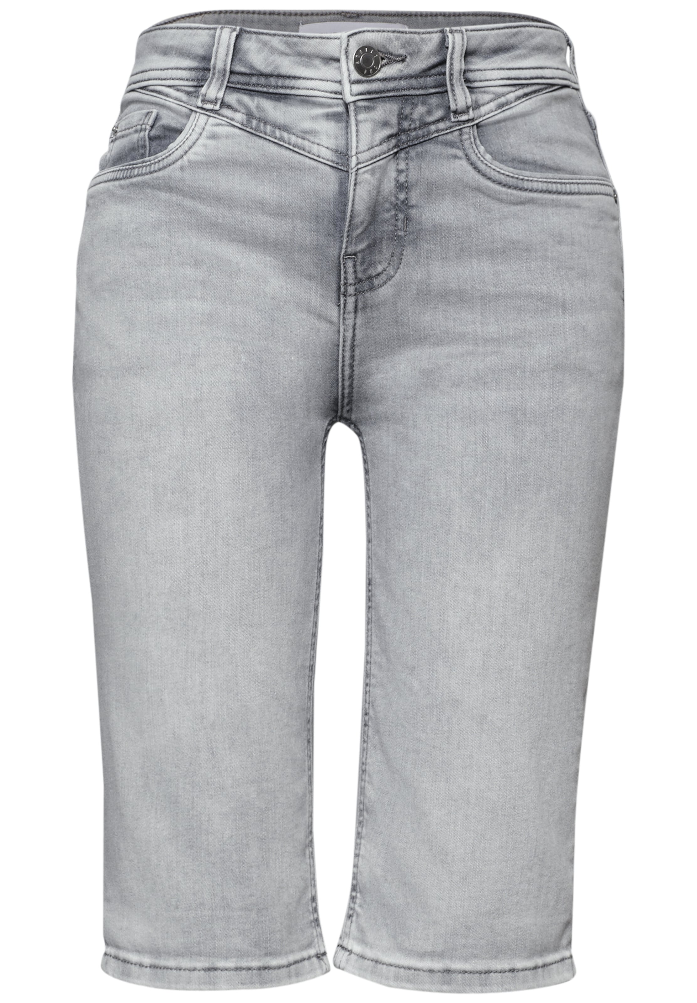 STREET ONE Slim fit Jeans in Grey: front