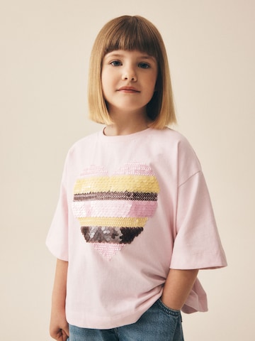 Next Shirt in Roze: voorkant