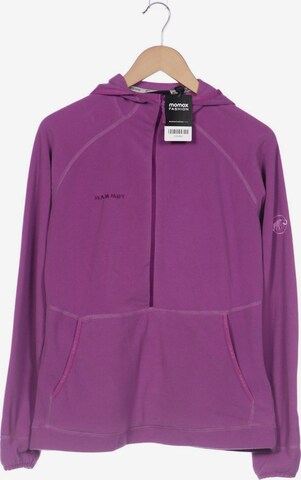 MAMMUT Sweatshirt & Zip-Up Hoodie in L in Purple: front