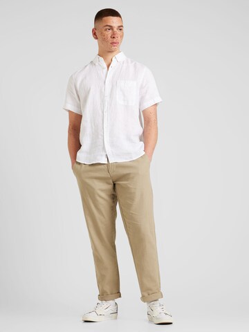 s.Oliver Regular fit Button Up Shirt in White