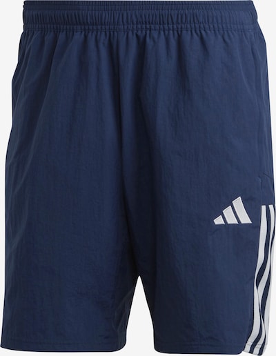 ADIDAS PERFORMANCE Workout Pants in Dark blue / White, Item view