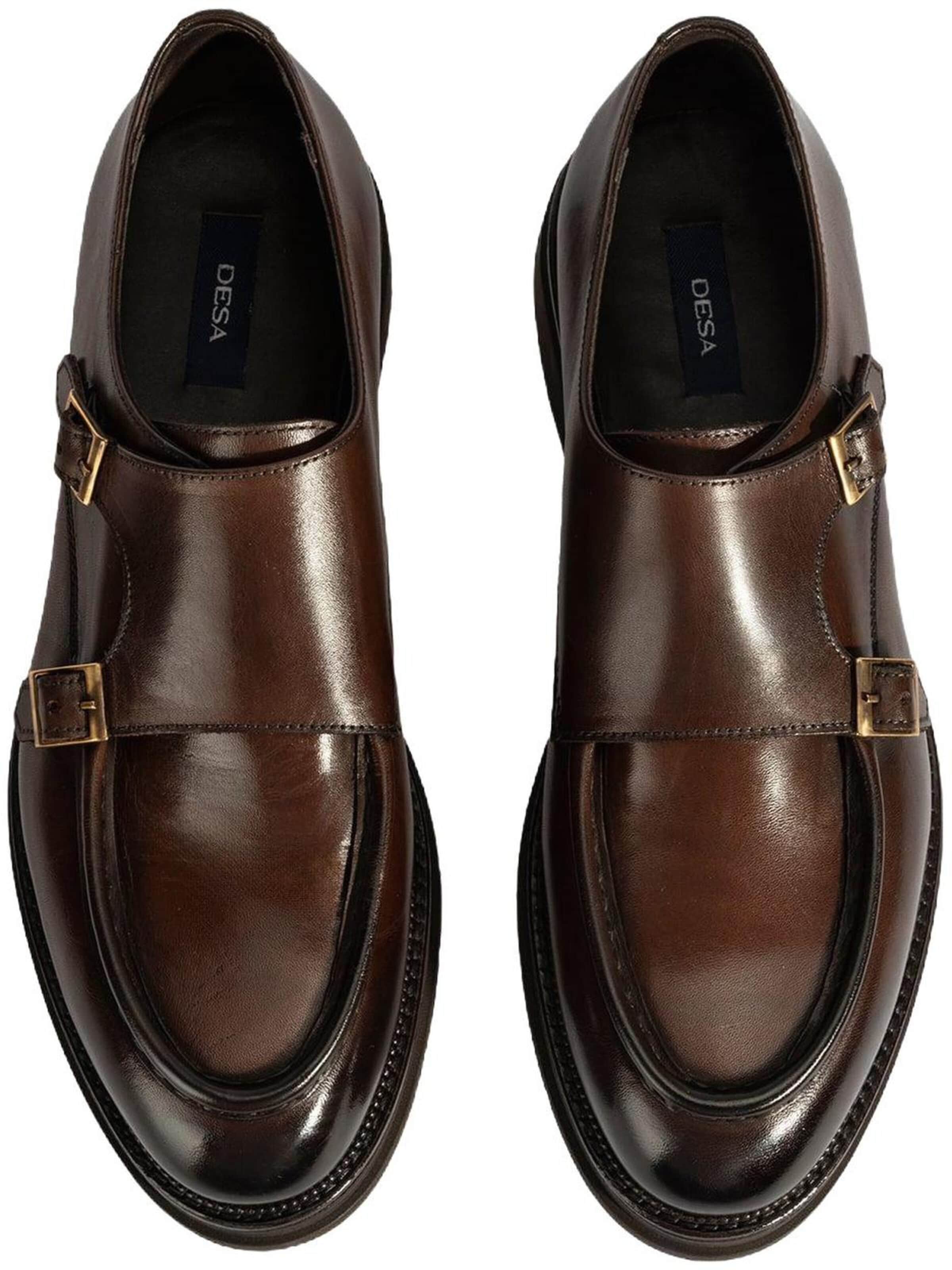 Desa - Zapatillas 'Loafer' en marrón