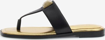 GUESS T-Bar Sandals 'Raison' in Black: front