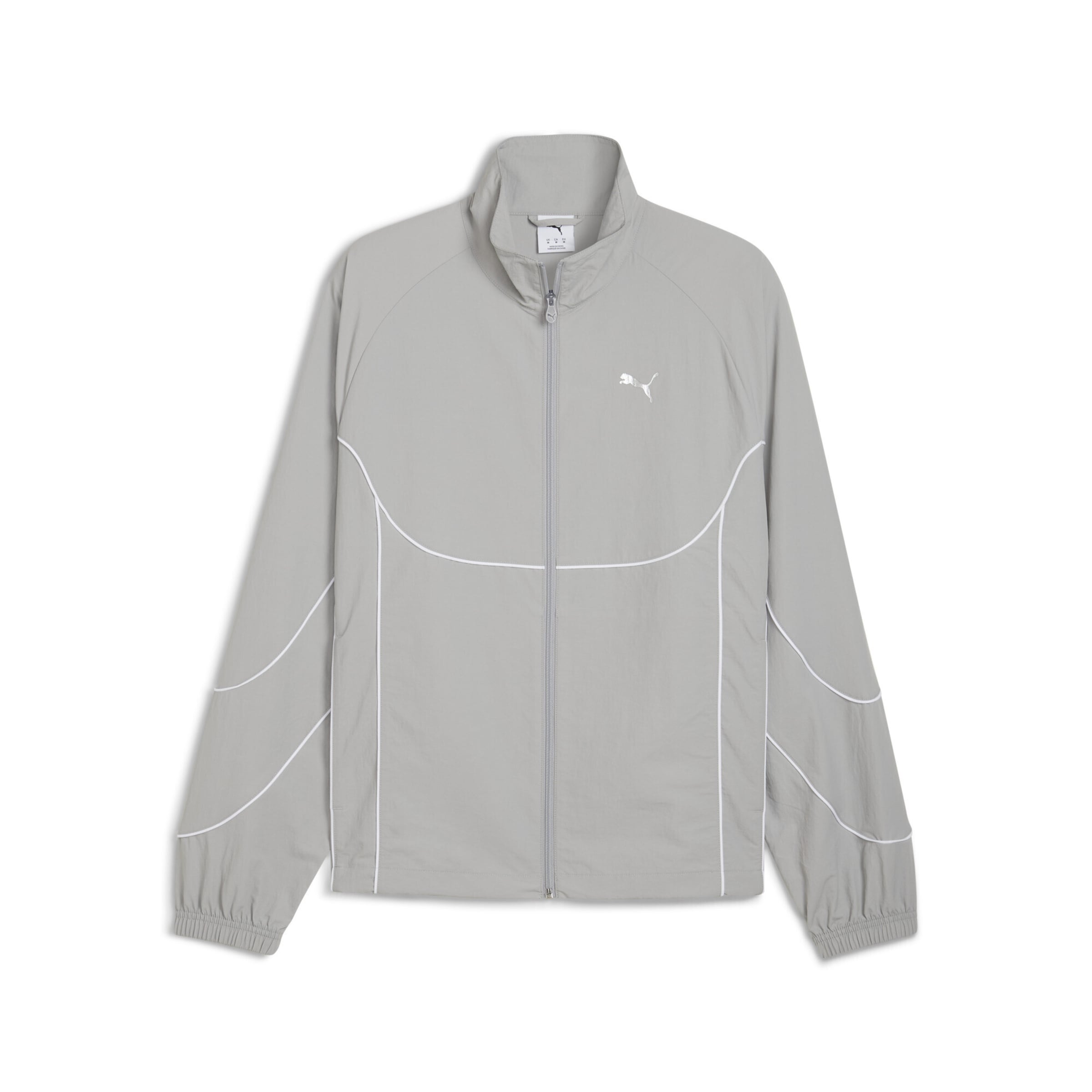 PUMA Sports jacket in Grey: front