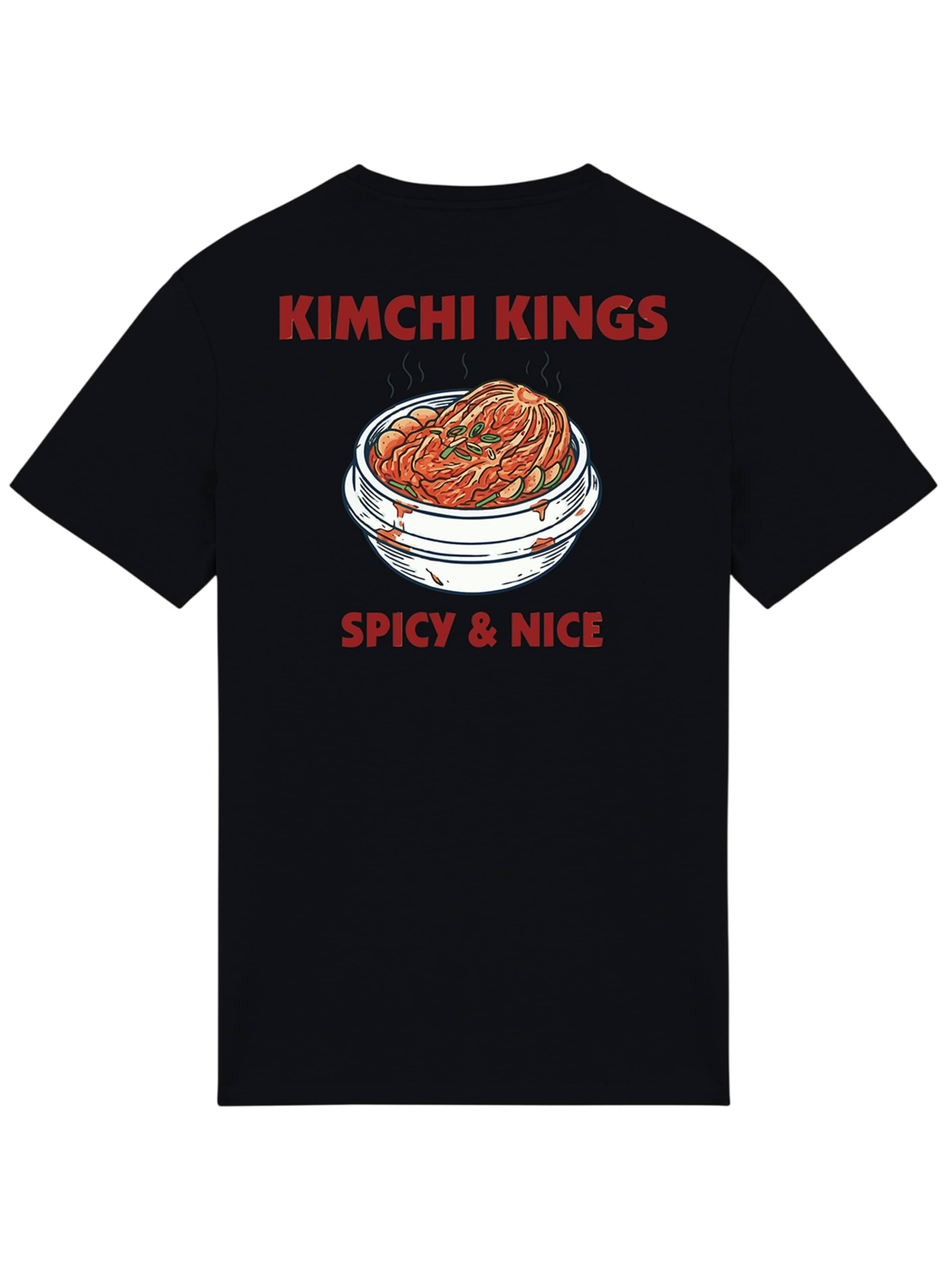 RoamLikeSummer Shirt 'Kimchi Kings' in Schwarz
