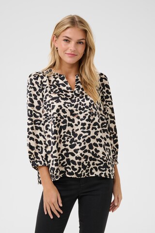 Kaffe Blouse 'KAmagda' in Bruin: voorkant