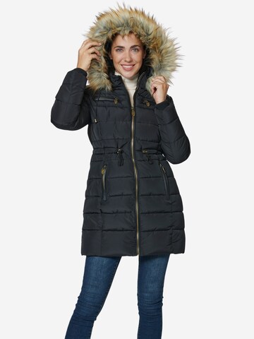 KOROSHI Winterjacke in Schwarz