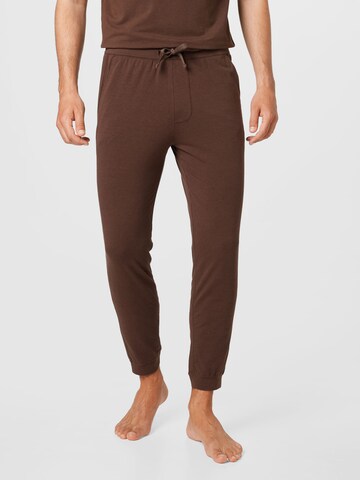 Pyjama long Abercrombie & Fitch en marron