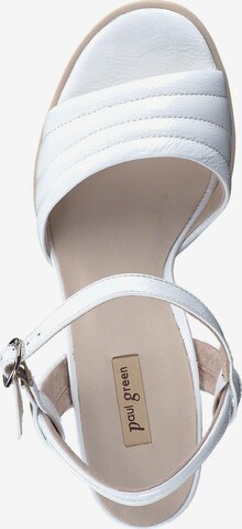 Paul Green Strap Sandals in White