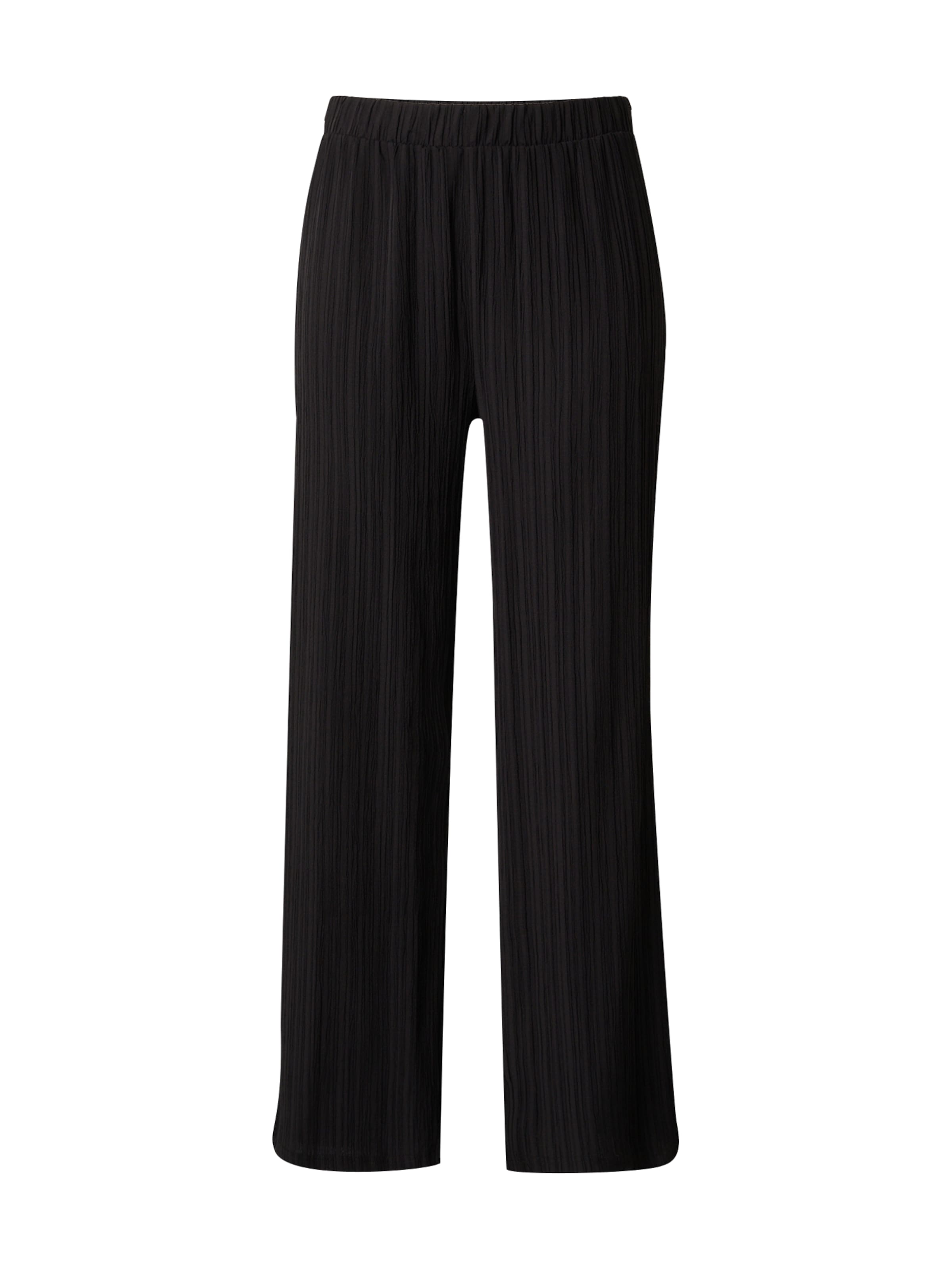 Noisy May Curve Široký strih Nohavice 'NMLEONA' - Čierna: predná strana