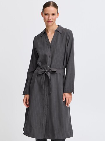 Robe-chemise b.young en gris : devant