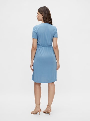 MAMALICIOUS Shirt Dress 'Mirana' in Blue