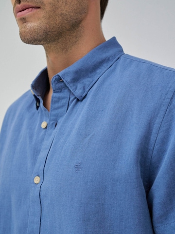 Salsa Jeans Regular fit Button Up Shirt in Blue