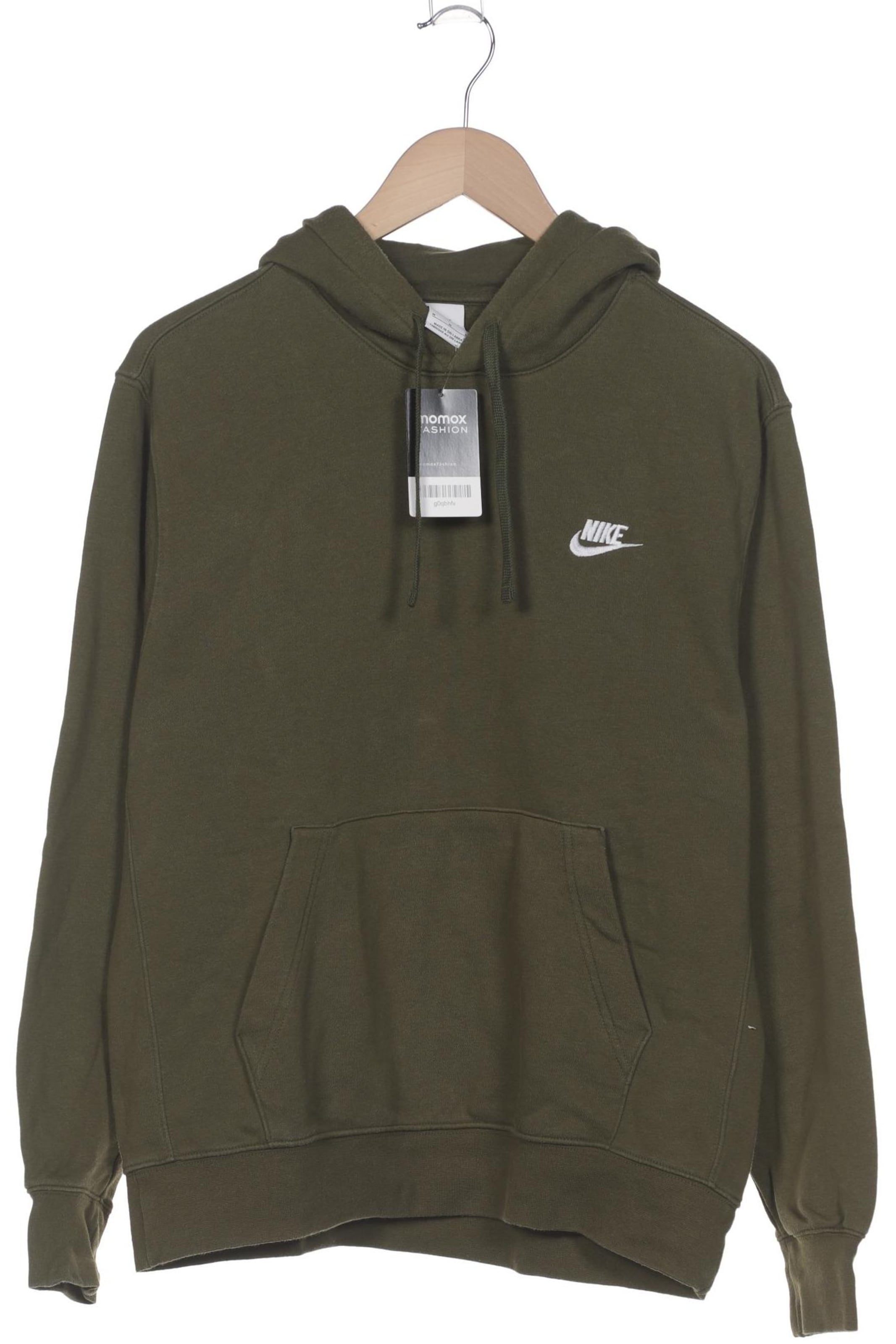 NIKE Sweatshirt & Zip-Up Hoodie in M in Green: front