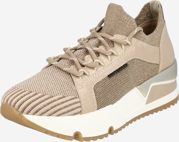 Sneaker bassa di BULLBOXER in beige: frontale