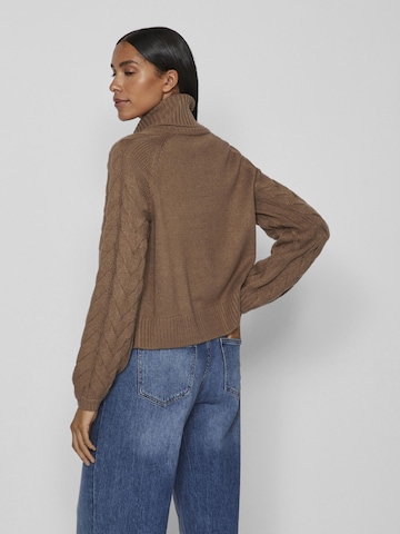 VILA Sweater 'Oa' in Brown