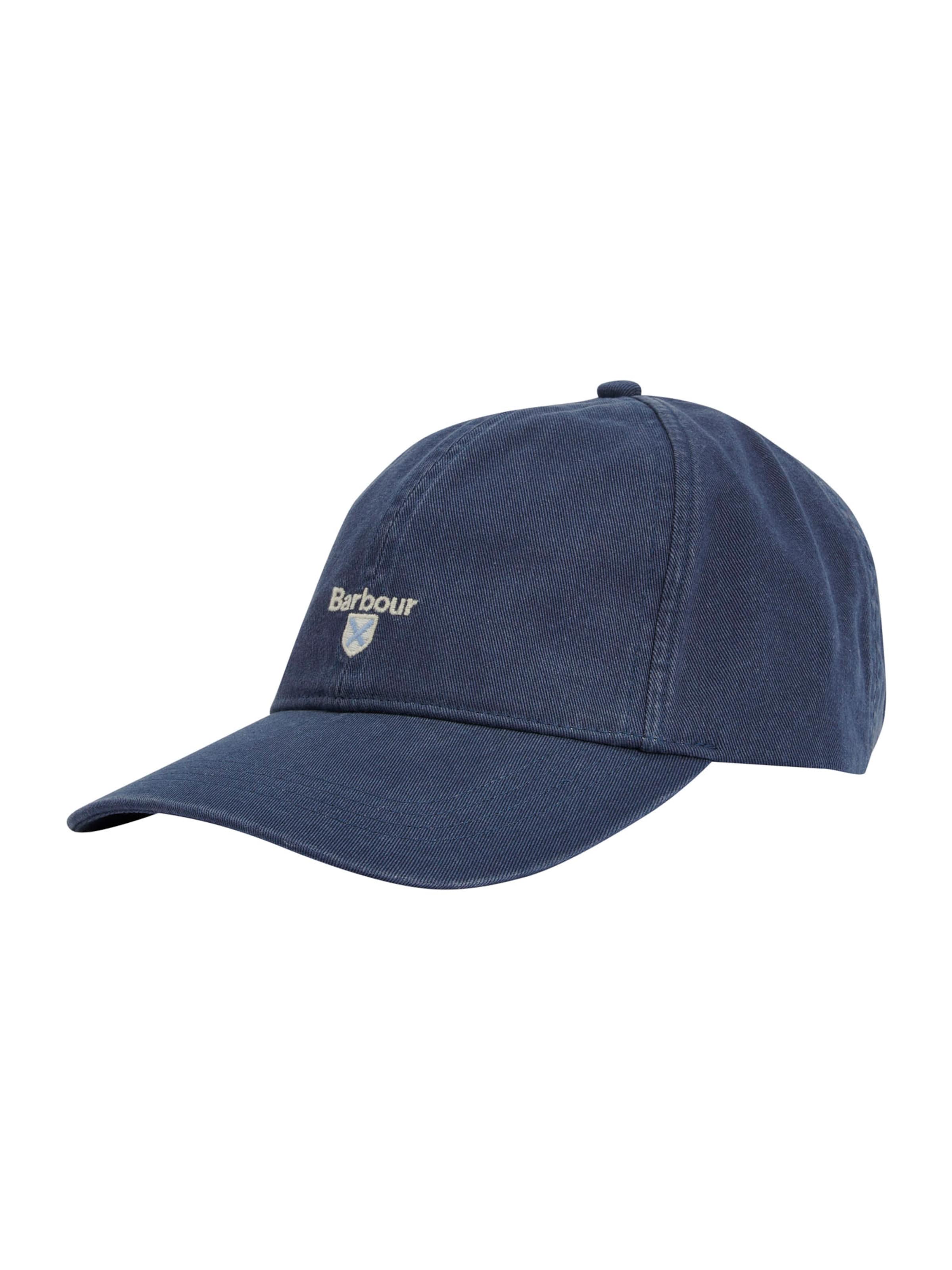 Barbour Cap 'Cascade' in Blau: Vorderseite