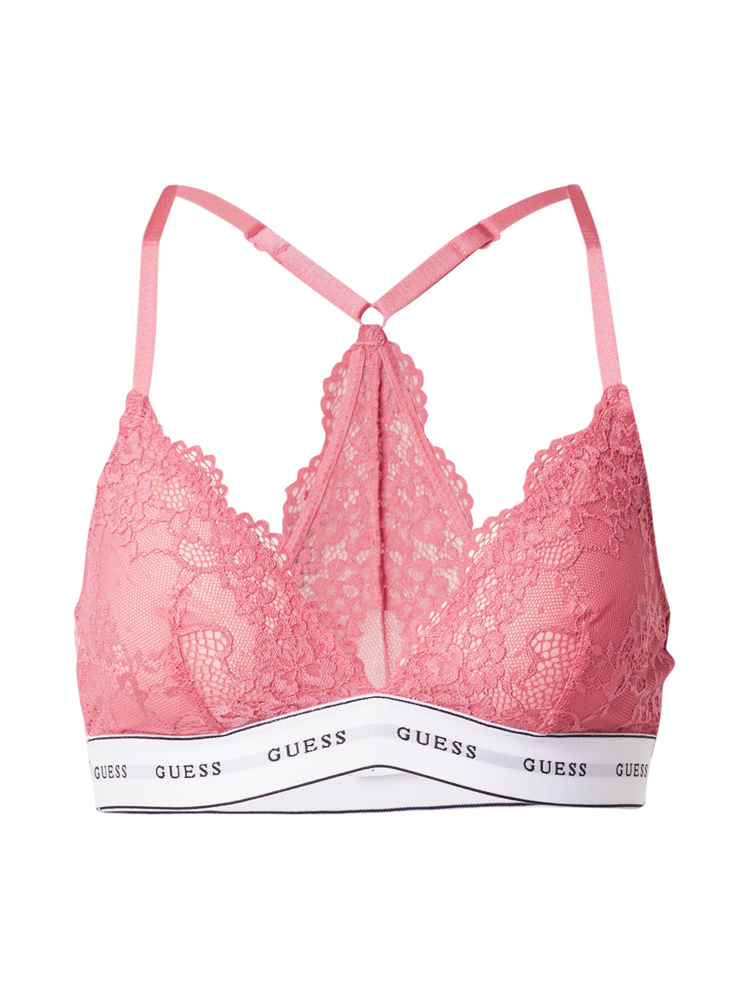 GUESS Triangle Bra 'BELLE' in Pink: front