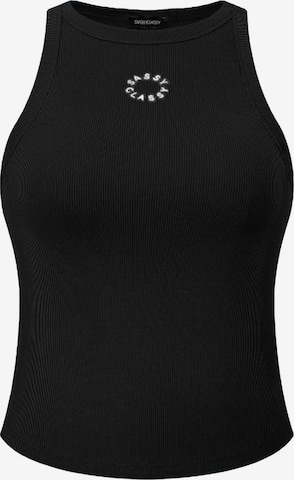 SASSYCLASSY Top in Black: front