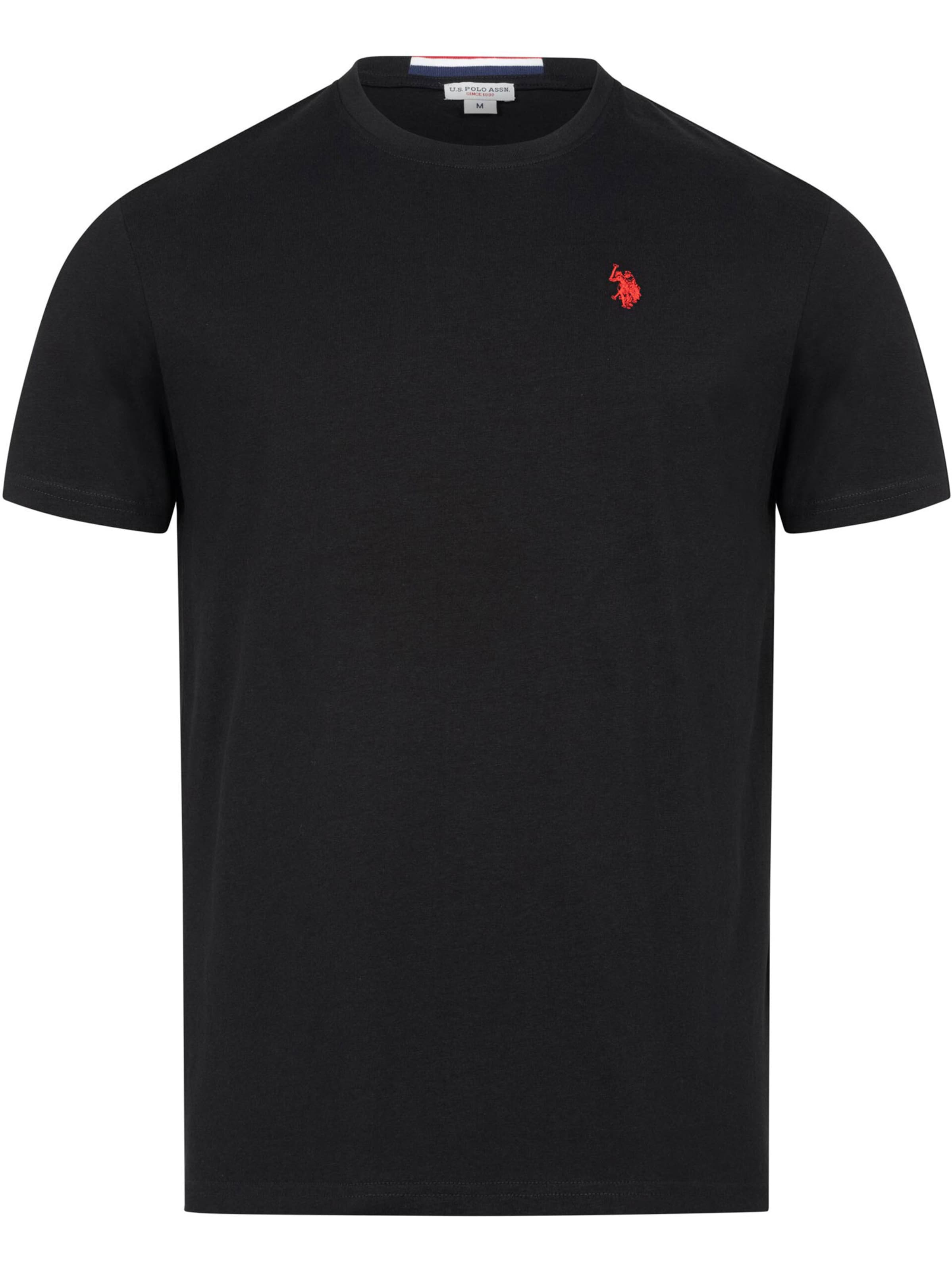 U.S. POLO ASSN. Shirt in Zwart: voorkant