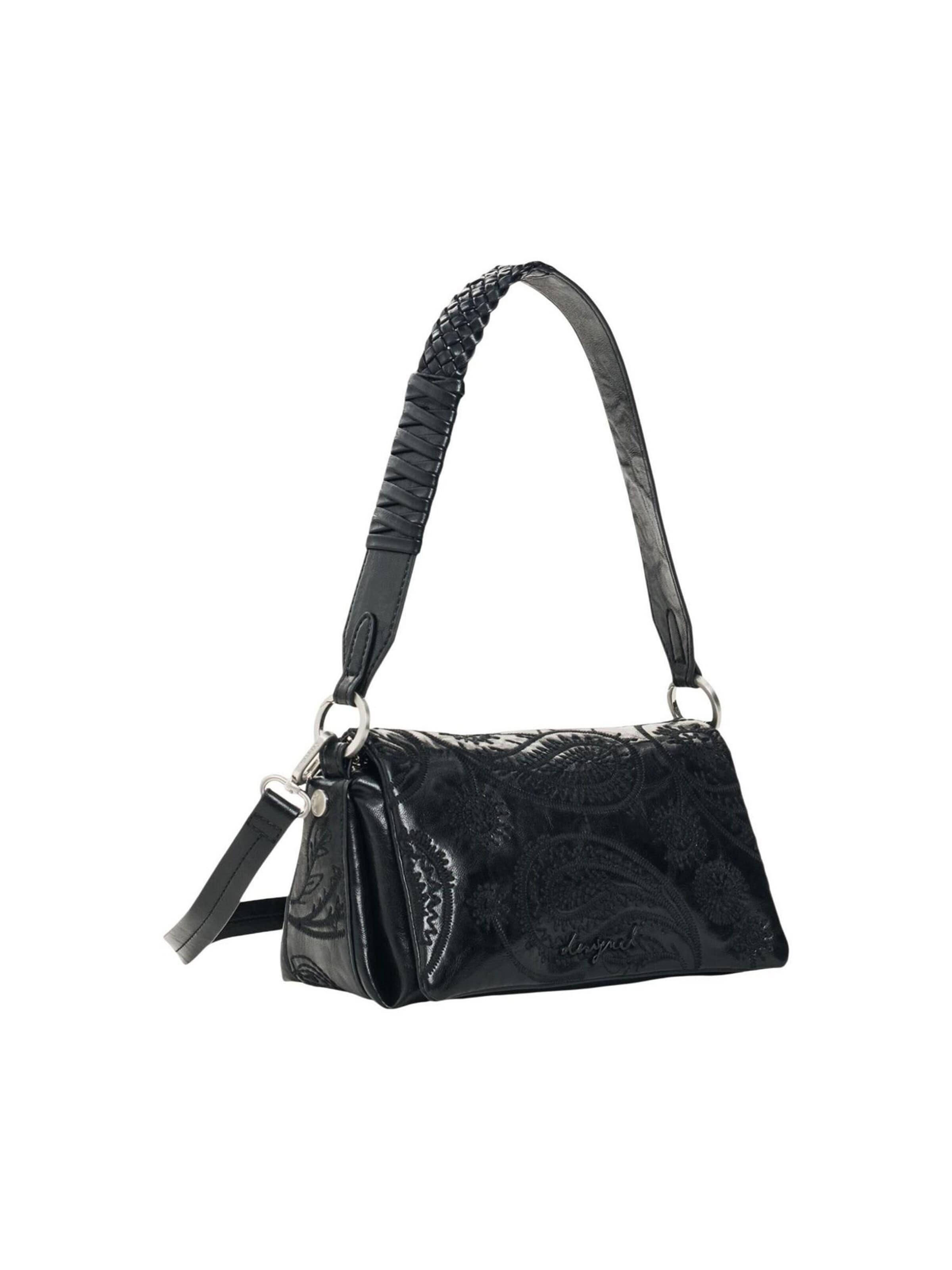 Desigual - Bolso de hombro 'BAG_SIROCO NARON MINI FLA 26WAXPA9' en negro