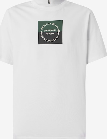 Maglietta 'JORCATSKILLS' di JACK & JONES in bianco: frontale