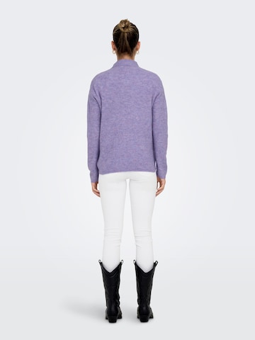 ONLY Sweater 'Camilla' in Purple