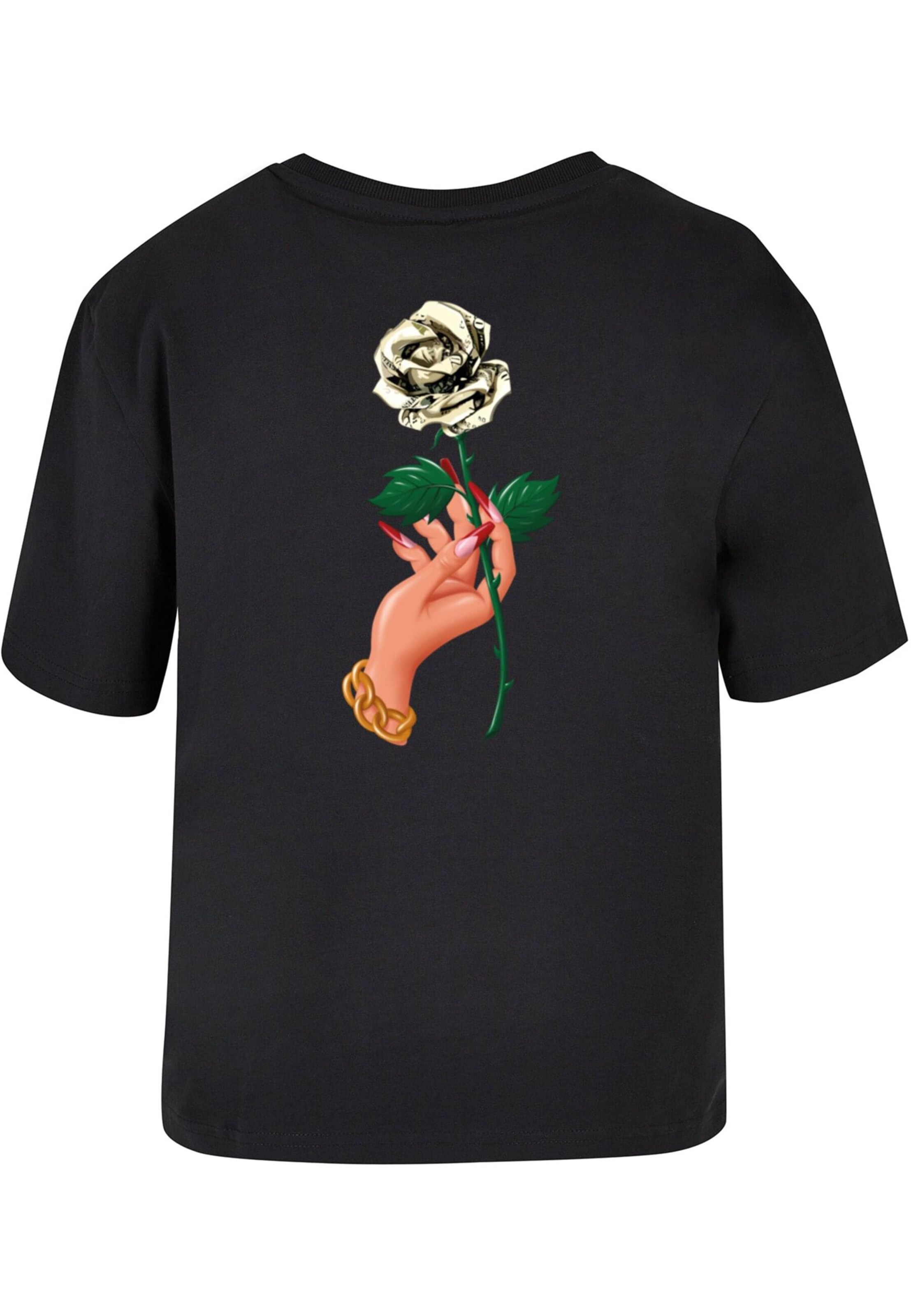 T-shirt 'Love Is Blind Love Is Cruel' Miss Tee en noir