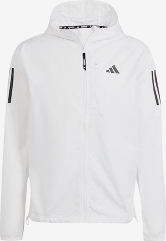 Veste de sport 'Own The Run' ADIDAS PERFORMANCE en blanc : devant