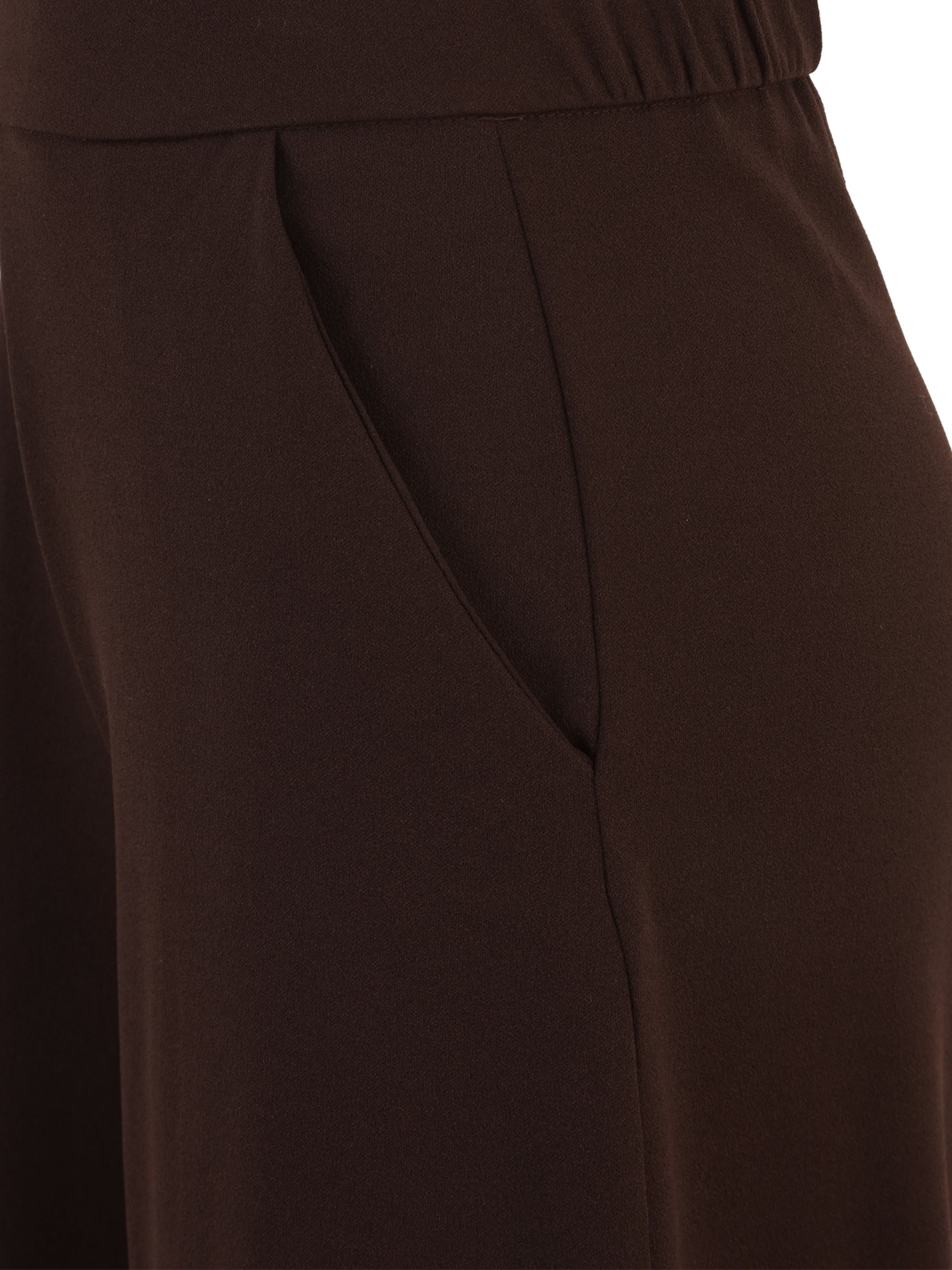 JDY Petite Wide Leg Housut 'JDYTANJA' värissä ruskea