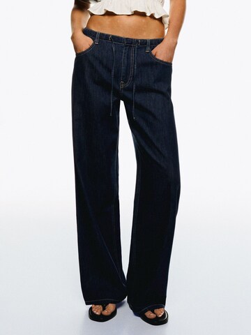 Bershka Loosefit Jeans i blå: forside
