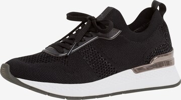 Sneaker bassa di TAMARIS in nero: frontale