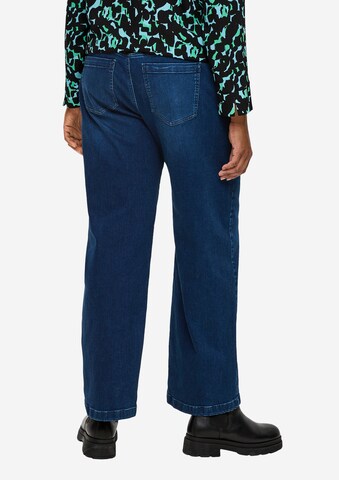 TRIANGLE Wide Leg Jeans in Blau