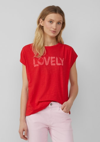 s.Oliver T-Shirt in Rot: Vorderseite