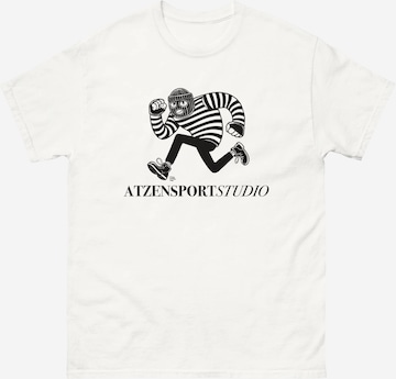 ATZENSPORT Shirt 'Tatrian' in Weiß: Vorderseite